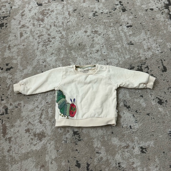 MORI The Very Hungry Caterpillar Crewneck Size 3-6 months - Picture 1 of 3